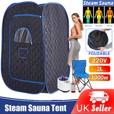 Portable Steam Sauna Spa Room Full Body Slimming Detox Therapy Tent Indoor Chair