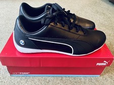 UK 10 - Puma BMW  Future Cat Black Driving Mens Shoes Trainers 307309-05