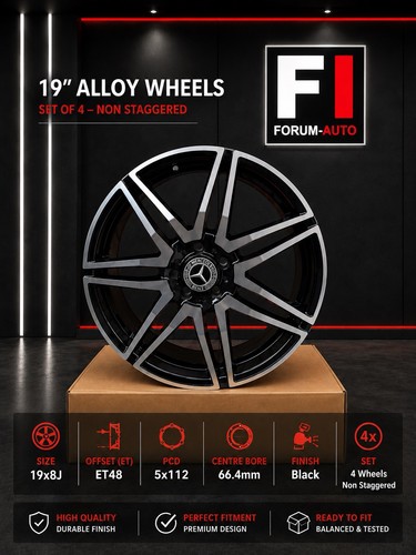 Alloy wheels for - 19, mercedes