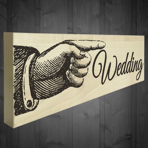 Wedding pointing hand - pointing,