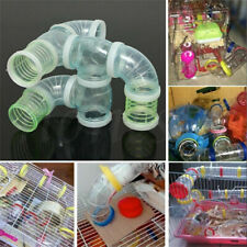 Hamster Cage T Shaped/Curved/Straight Glitter Tube Plastic /Rings /Rubber tunnel