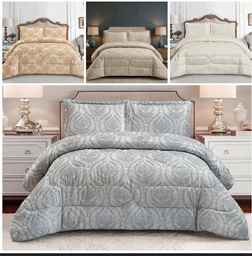 Piece quilted bedspread - quilted, set