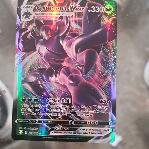 Pokémon tcg grimmsnarl - tcg, vmax
