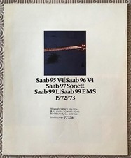 SAAB CAR RANGE Sales Brochure