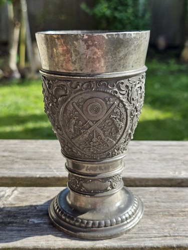 Antique german pewter - pewter, hunting