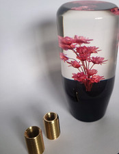 JDM Dark Pink Suichuuka Flower Shift Knob Gear Knob - 12x1.25 (8x1.25 & 10x1.5)