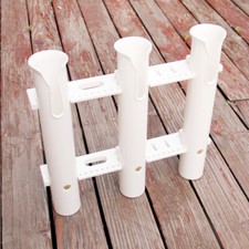 3 Tube Fishing Rod Holder Pole