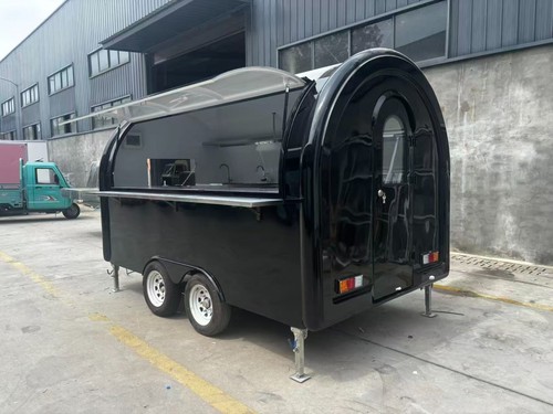 Black mobile catering food - catering,
