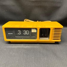 SEIKO DP647 yellow flip clock