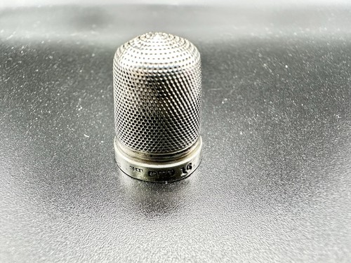 Sterling silver thimble - silver,