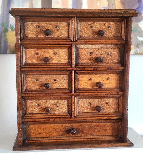 Antique georgian oak pine - &,