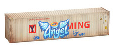 C-Rail OO Gauge 40ft Container (unboxed) airbrushed Graffiti/Deluxe Weathering