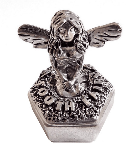 Tooth fairy pewter trinket - tooth,
