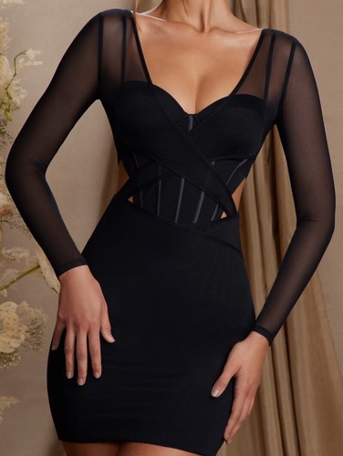Long sleeve layered - layered, corset