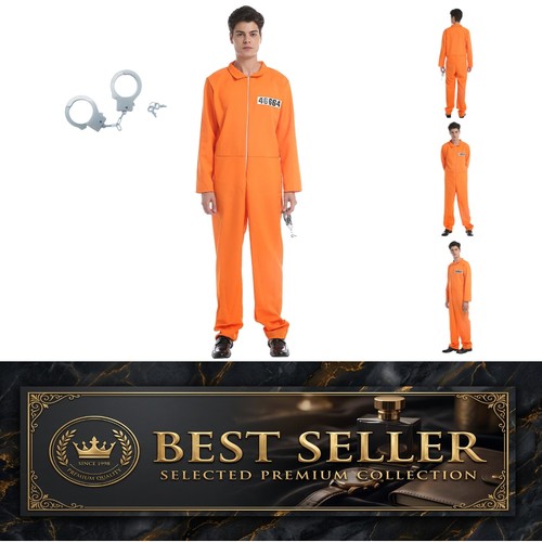 Prisoner costume men - men,, classic