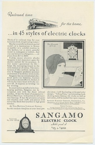 Sangamo electric clock - sangamo,