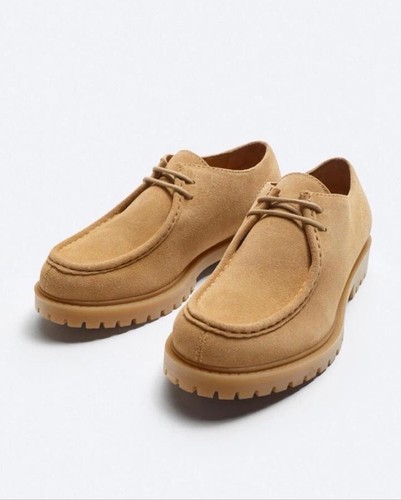 Zara men split suede - split,