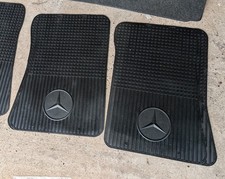 BRAND NEW N.O.S. Mercedes-Benz Rubber Floor Mats x2 FRONT (W201, W124, W126 etc)