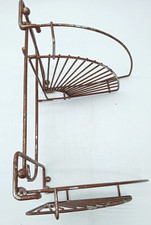 Vtg tier folding metal - 2-tier, wall