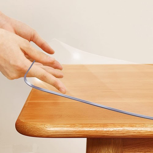 Clear pvc table - pvc, mat