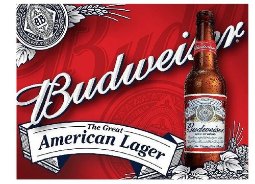 Retro budweiser beer - 2x,