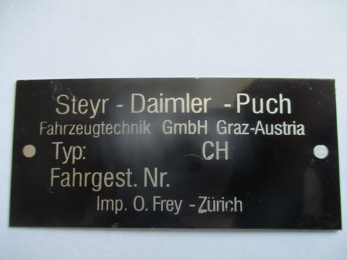 Nameplate puch sign - nameplate, x30