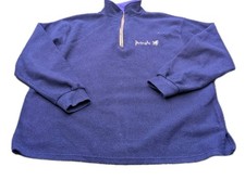 Vintage Pringle Of Scotland 1/4 Zip Fleece Jumper 90's Mens Size XL