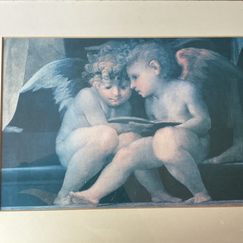 Framed renaissance cherub - framed,
