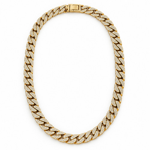 Gold tone iced - gold,