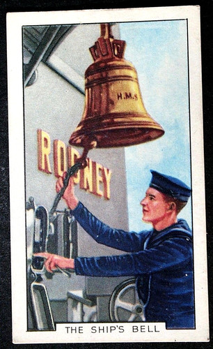 Hms rodney ship bell - rodney, ship's