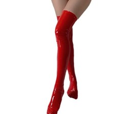 UK Womens Wet Look PVC Leather