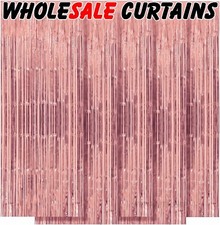 2M-3M Foil Fringe Tinsel Shimmer Curtain Door Wedding Birthday Party Baby Shower