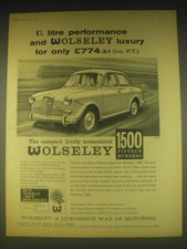 1962 Wolseley 1500 Car Ad - 1