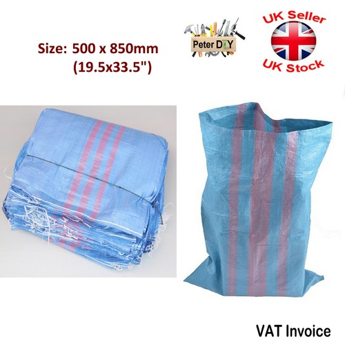 Woven blue bag large heavy - woven,