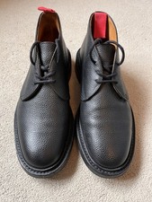 Trickers Black Scotch Grain