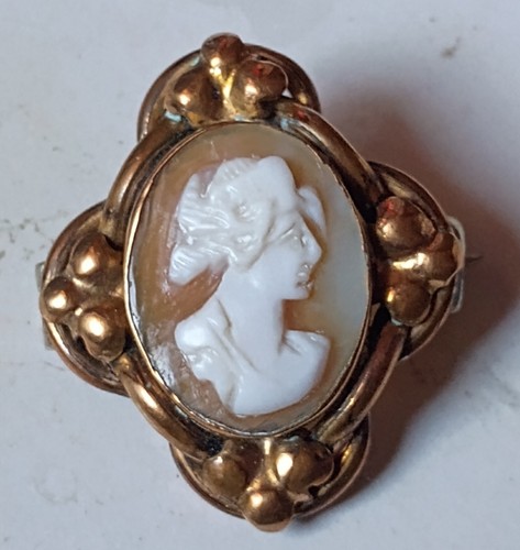 Antique victorian shell cameo - antique,