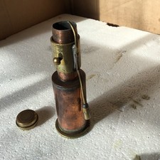 vintage brass blow torch lamp