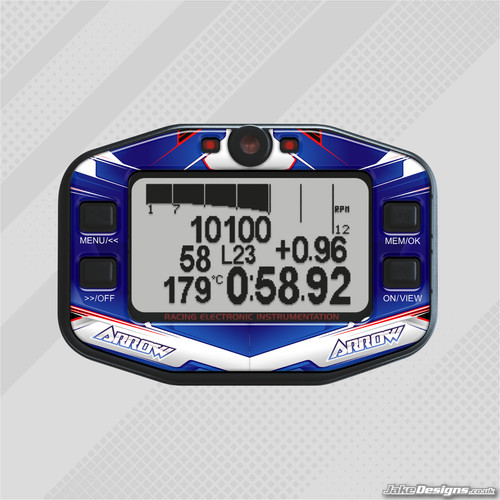 Arrow style gel sticker - sticker, for