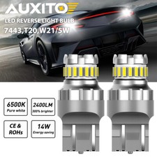 AUXITO 2X 7443 W21W T20 White