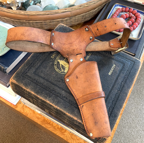 Vtg mattel fanner - mattel, leather