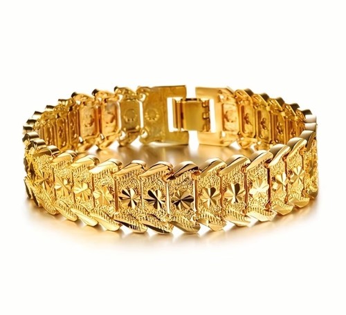 Trendy 16mm wide wrist chain - 16mm,