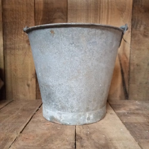Old galvanized bucket for - galvanized,