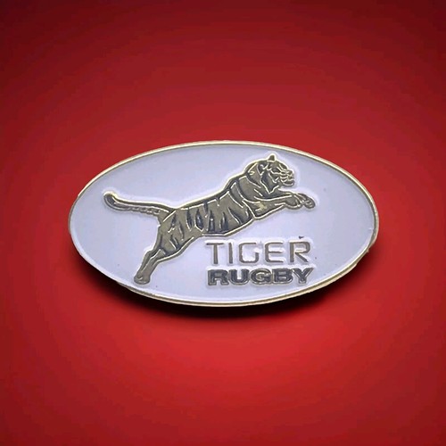 Tiger rugby enamel pin - pin, gold