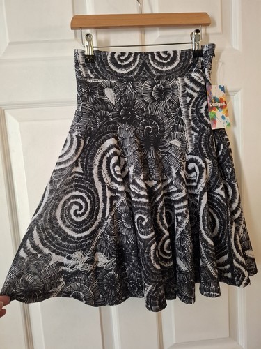 Desigual spiral pattern - spiral, skirt