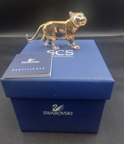 Swarovski tiger cub standing - cub,