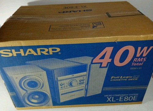 Sharp e80 micro component - sharp, xl-e80
