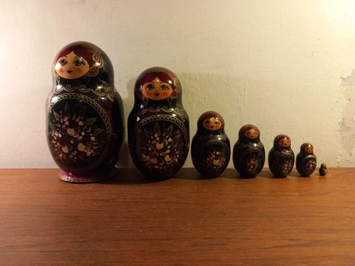 Vintage russian dolls - vintage, x