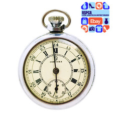 Vintage Services Army Service Pocket Watch Made In Great Britain - Working