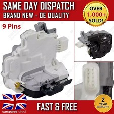 AUDI A3 8P / A4 B7 2003-2013 FRONT RIGHT DRIVER DOOR LOCK LATCH MECHANISM