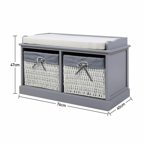 Shoe rack bench seat - rack, w/